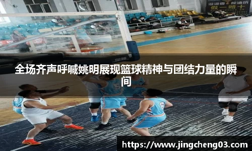全场齐声呼喊姚明展现篮球精神与团结力量的瞬间